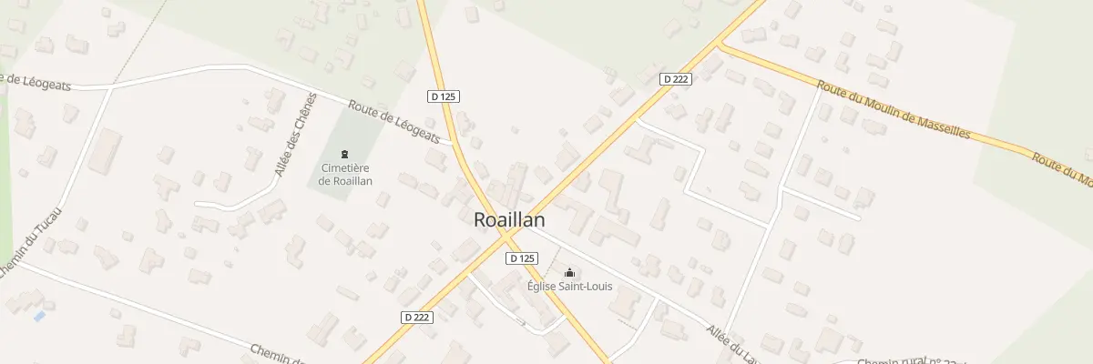 Plan du 5 Rte de Langon à Roaillan