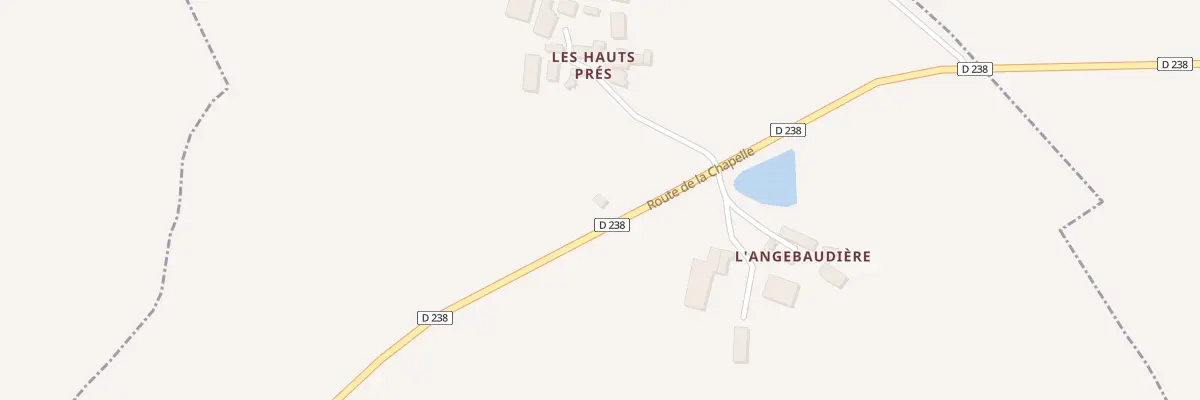 Plan du 320 Rte de la Chapelle à Saint-Thomas-de-Courceriers