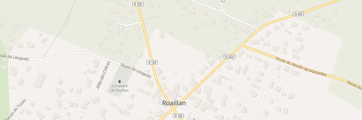 Plan du 10D Rte de Sauternes à Roaillan