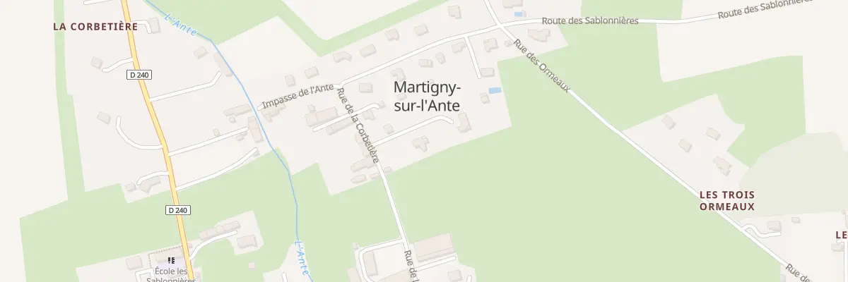 Plan du 5023 La Corbetiere à Martigny-sur-l’Ante