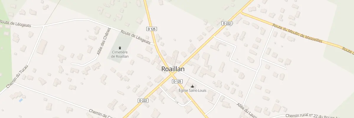 Plan du 3B Rte de Langon à Roaillan