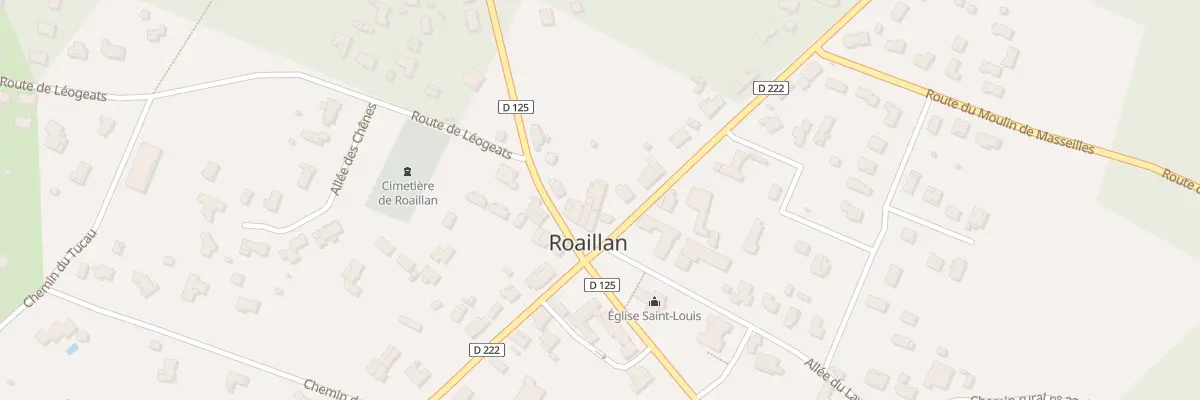Plan du 3 Rte de Langon à Roaillan