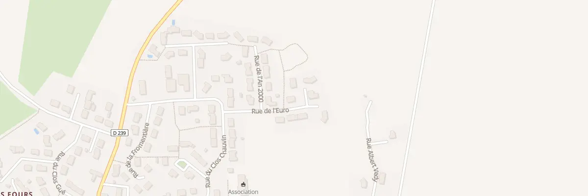 Plan du 1 Rue de L Euro à Juigné-sur-Sarthe
