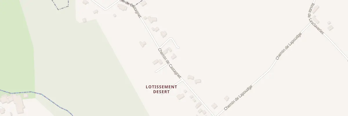 Plan du 9460 Che de Castagnet à Barinque