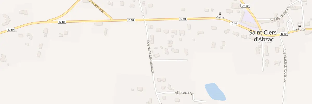 Plan du 23 Rue de la Maisonnette à Saint-Ciers-d’Abzac