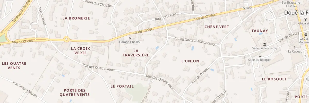 Plan du 4 Rue Traversiere Doue à Doué-en-Anjou