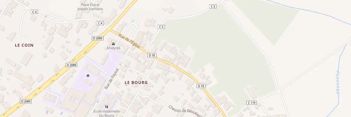 Plan du 31 Rue de l’Eglise à Arveyres