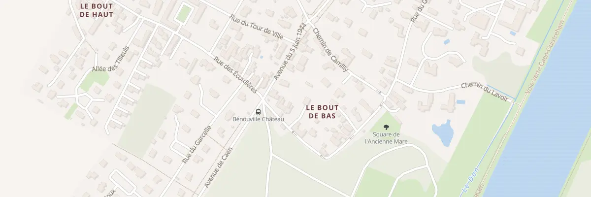 Plan du 56 Rue du Grand Clos à Bénouville