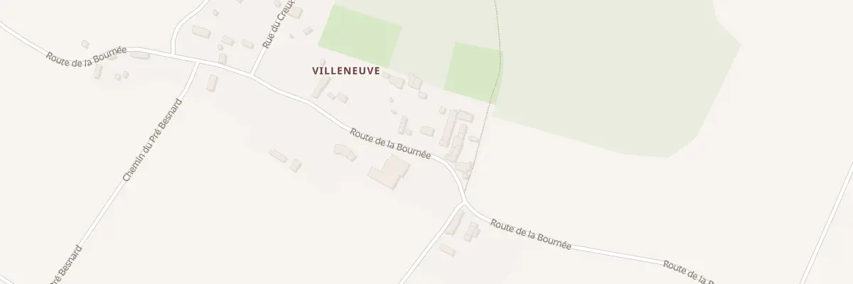 Plan du 6 Rte de la Bournée à Dénezé-sous-Doué