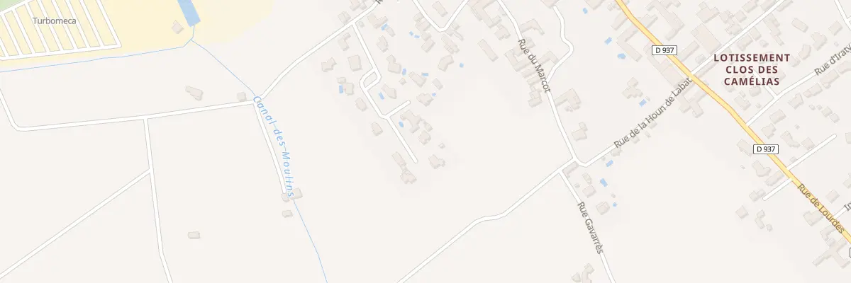 Plan du 15 Rue du Baniu à Bordes