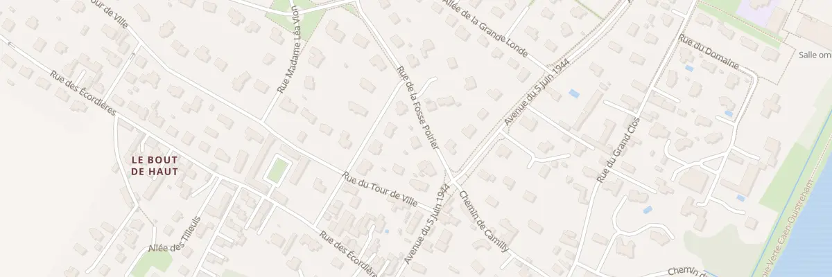 Plan du 3 Rue de la Fosse Poirier à Bénouville