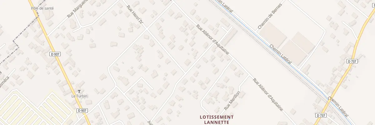 Plan du 19 Rue Henri IV à Bordes