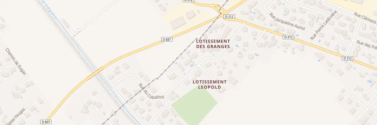 Plan du 24 Rue des Granges à Bordes