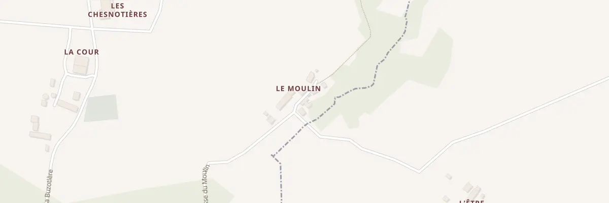 Plan du Moulin à Ménil-Gondouin