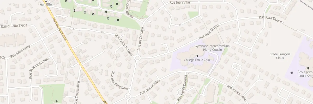 Plan du 6 Rue Paul Eluard à Giberville