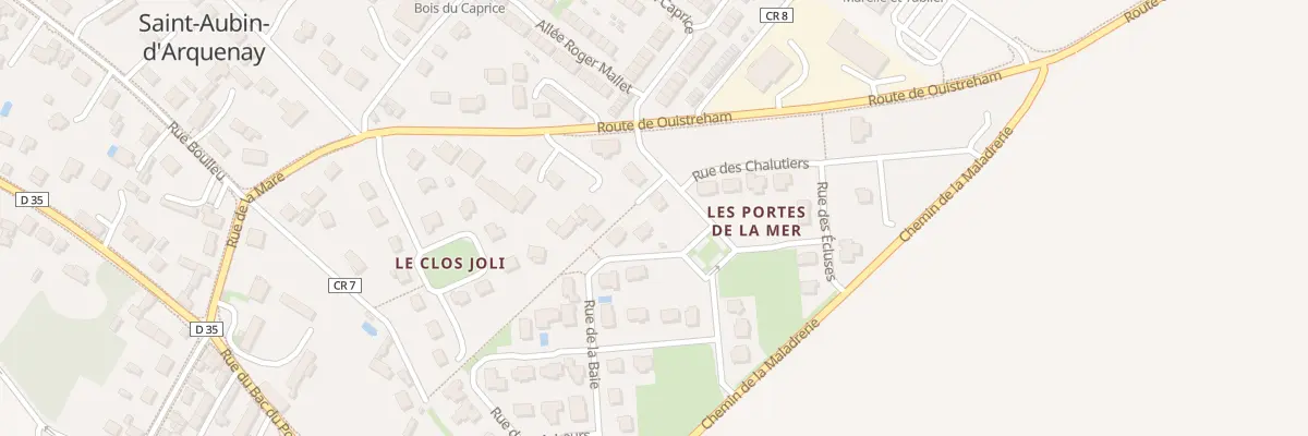 Plan du 6 Rue des Portes de la Mer à Saint-Aubin-d’Arquenay
