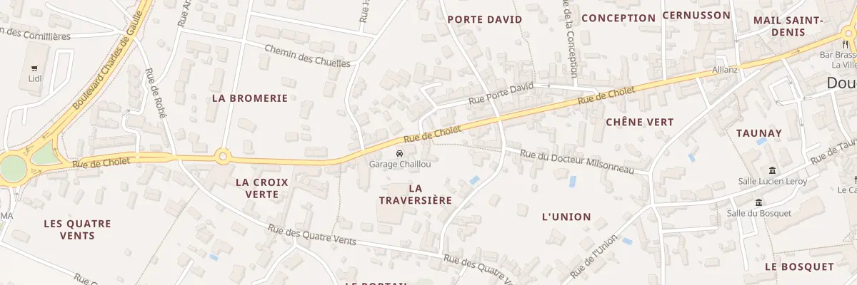 Plan du 43B Rue de cholet à Doué-en-Anjou