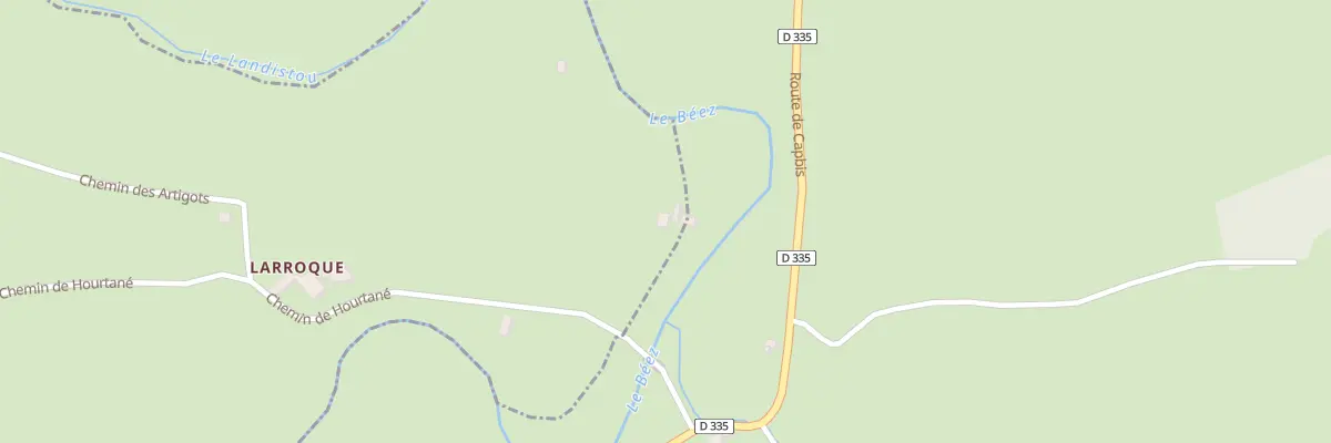 Plan du 25 Che de Hourtané à Bruges-Capbis-Mifaget