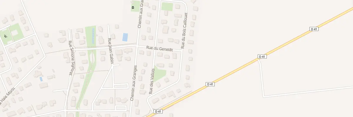Plan du 11 Rue du Bois Caillouet au Castelet