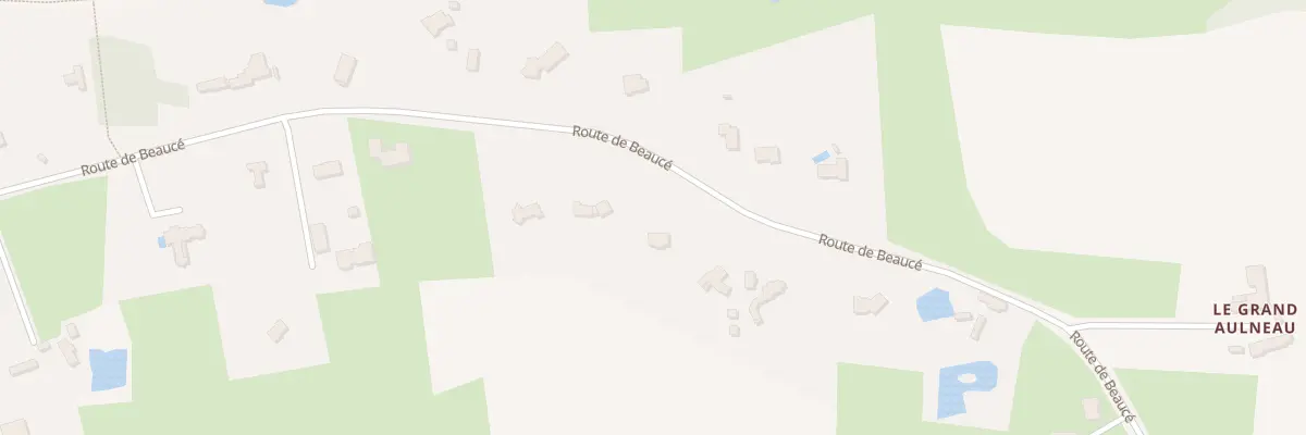 Plan du 34 Rte de Beauce à Solesmes