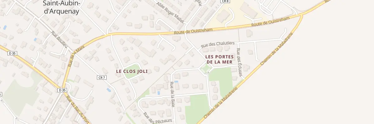 Plan du 4 Rue de la Baie à Saint-Aubin-d’Arquenay