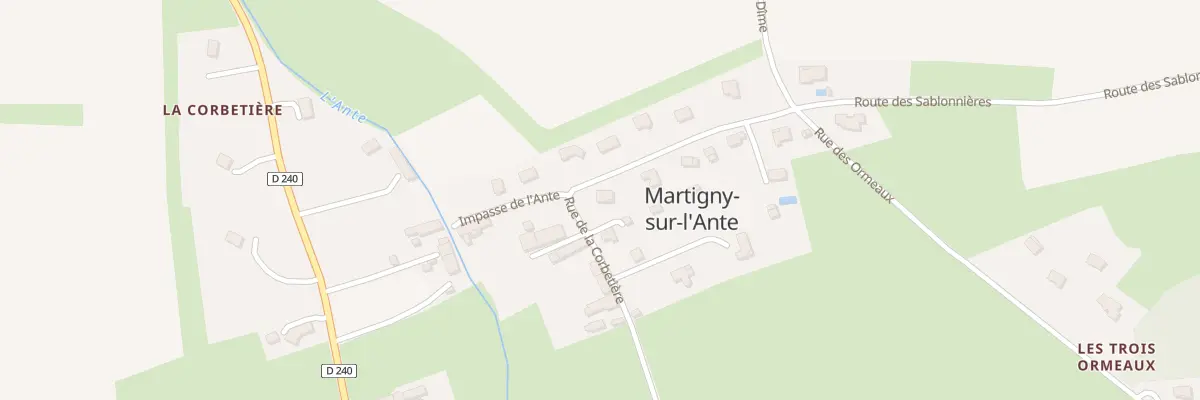 Plan du 5108 La Corbetiere Est à Martigny-sur-l’Ante