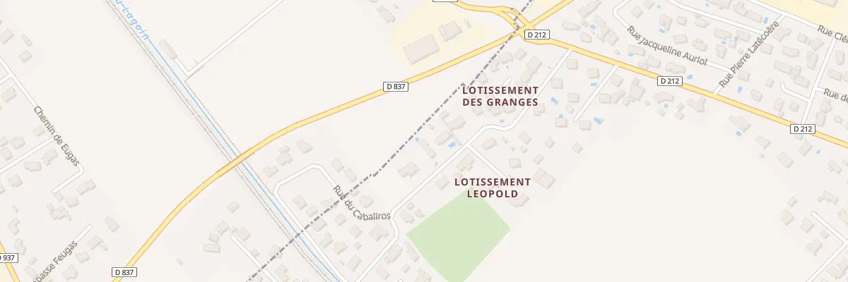 Plan du 26 Rue des Granges à Bordes