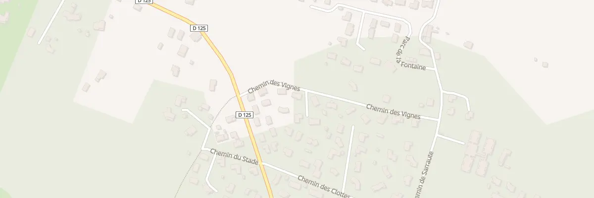 Plan du 4 Che des Vignes à Roaillan