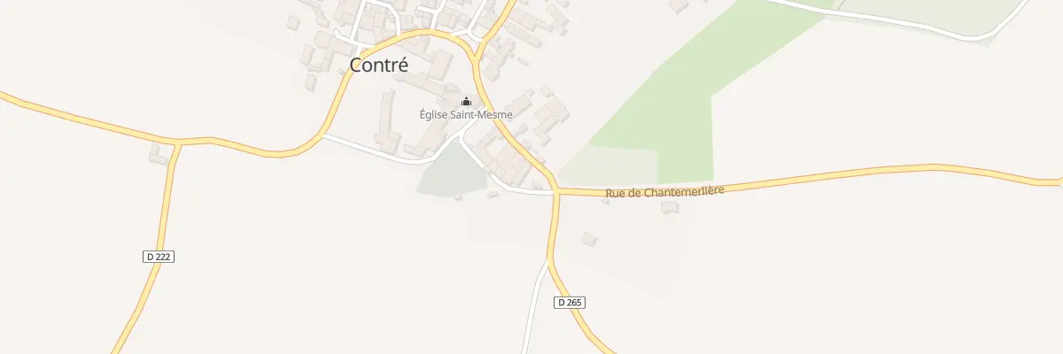Plan du 1 Rue de l’Eglise à Contré