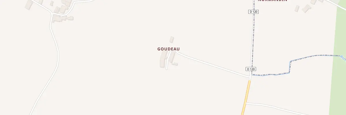 Plan du 1 Goudeau à Saint-Quentin-de-Baron