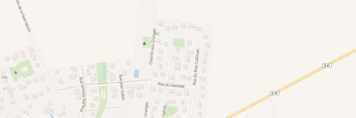 Plan du 8 Rue des Vallots au Castelet