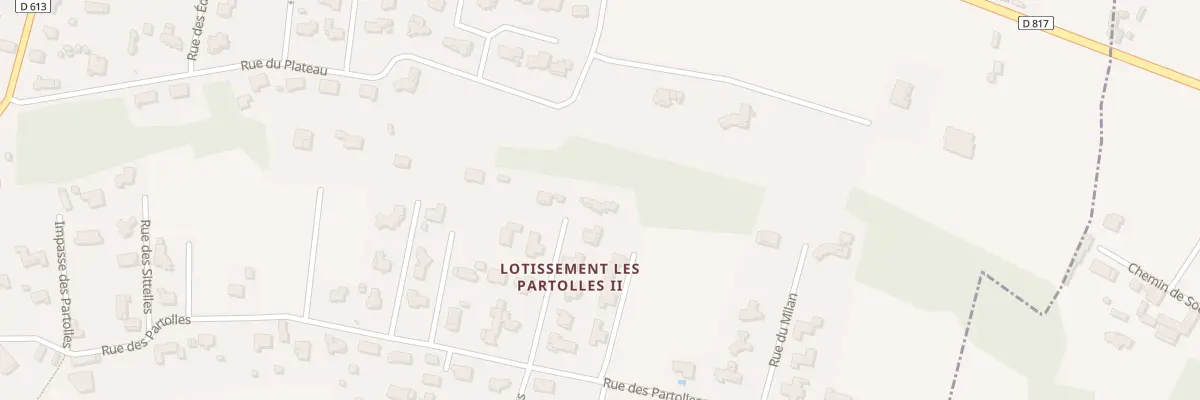 Plan du 11 Rue des Palombes à Lée