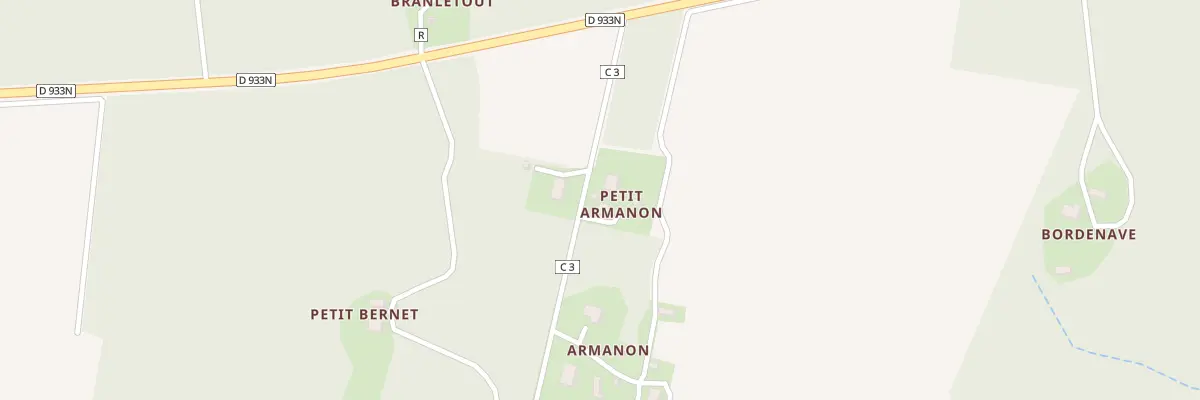Plan du 1244 Rte de Lamourelle à Lacquy