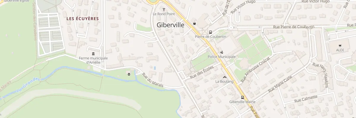 Plan du 13 Rue du Centre à Giberville