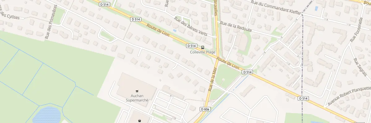 Plan du 8 Rue des Rosiers à Colleville-Montgomery