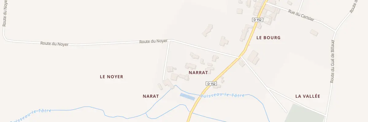 Plan du 5238 Narat à Saint-Maigrin
