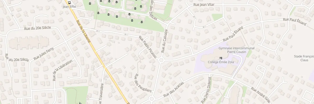 Plan du 1 Rue Pablo Picasso à Giberville