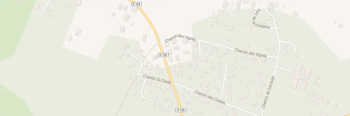 Plan du 22 Rte de Sauternes à Roaillan
