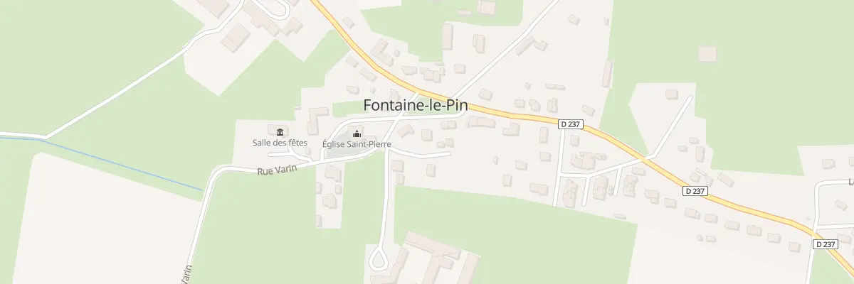 Plan du 6 Pl des Alliés à Fontaine-le-Pin
