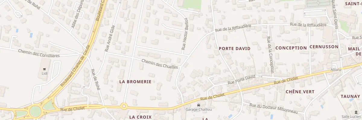 Plan du 108 Rue de la pte riffaudiere à Doué-en-Anjou