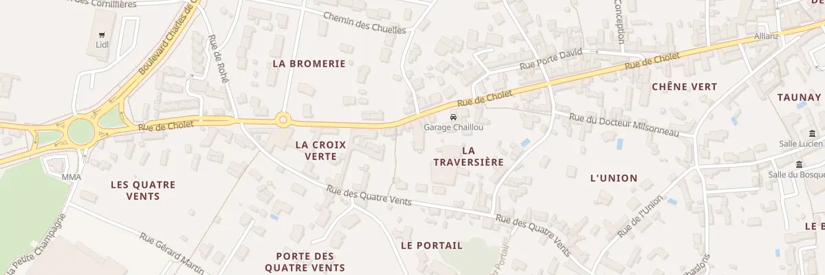 Plan du 59 Rue de cholet à Doué-en-Anjou
