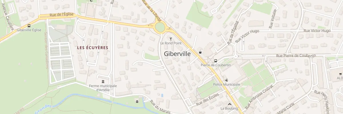 Plan du 3 Rue du Centre à Giberville