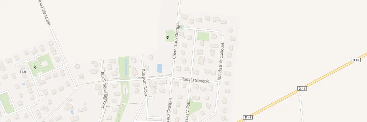 Plan du 13 Rue des Vallots au Castelet