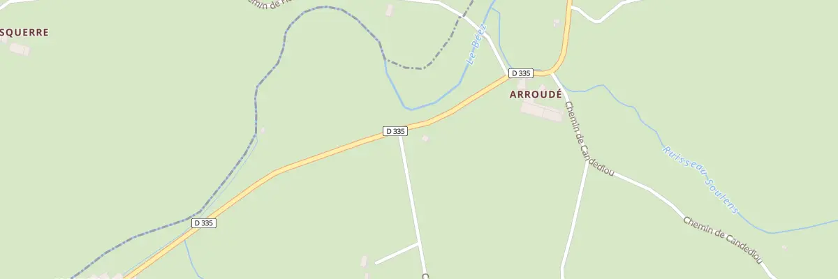 Plan du 38 Che d’Arriusoulens à Asson