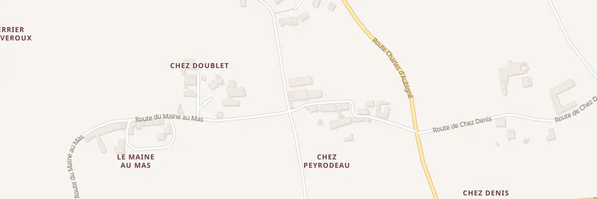 Plan du 16 Rte du Maine au Mas à Saint-Eugène