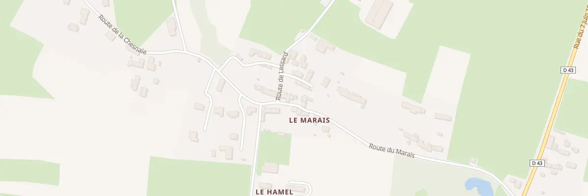 Plan du 20 Rte du Marais à Ussy