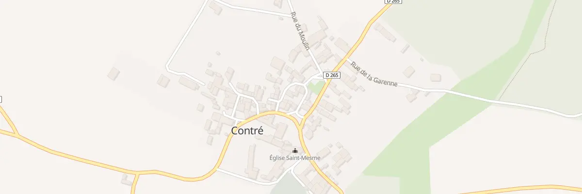 Plan du 2 Rue de la Salle des Fetes à Contré