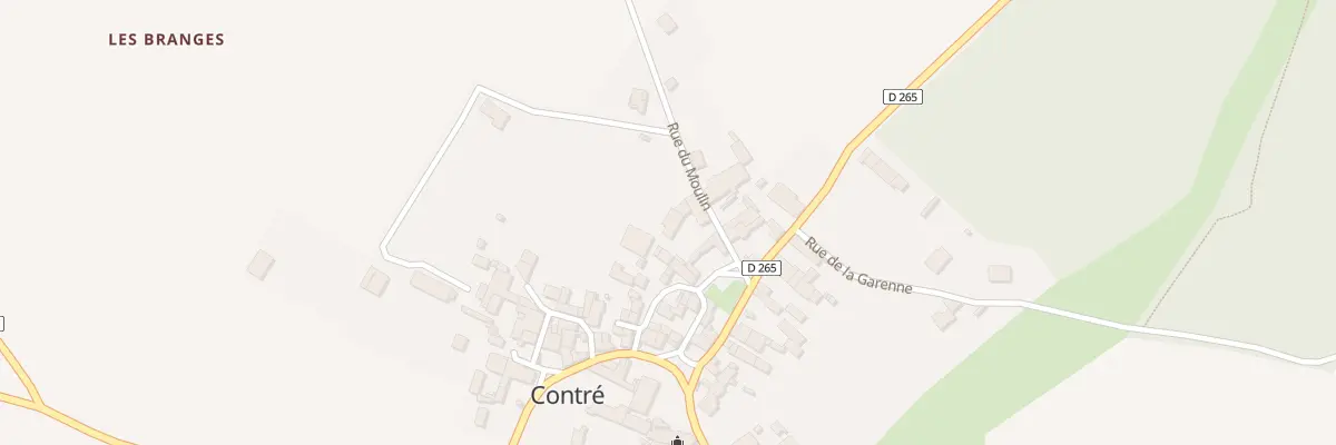Plan du 1 Rue du Moulin à Contré