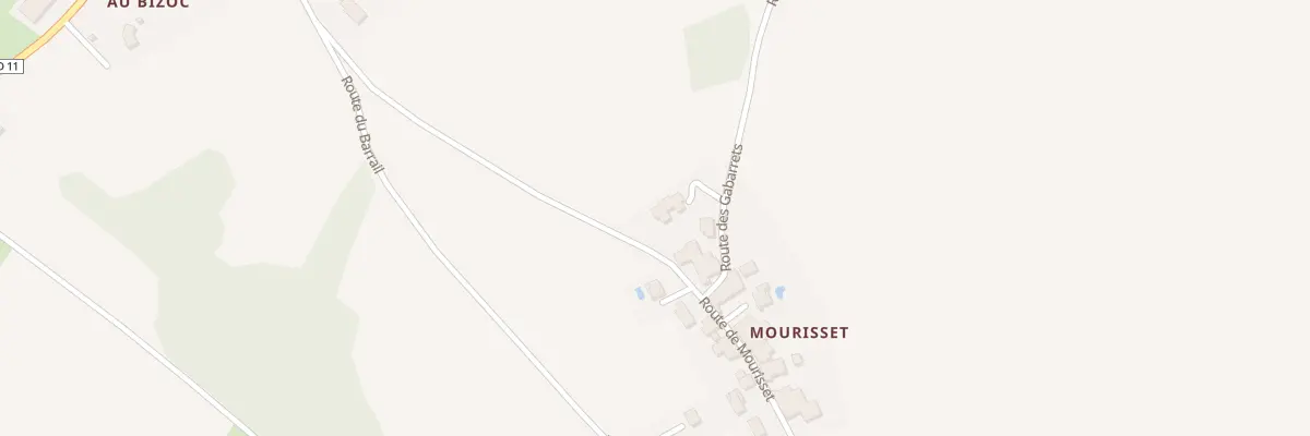 Plan de Mourisset à Omet