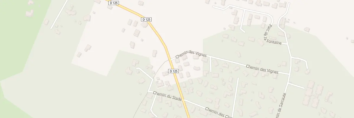 Plan du 26 Rte de Sauternes à Roaillan